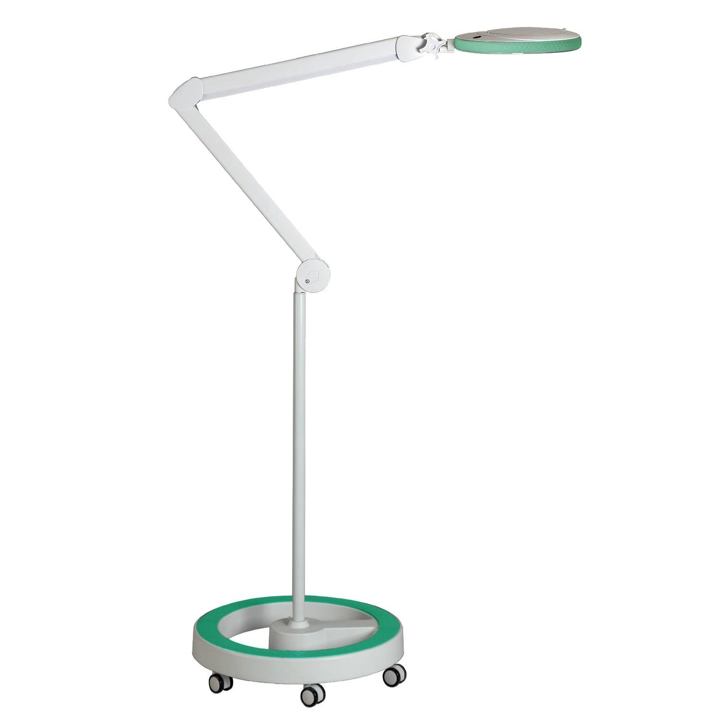 Lumeno 7213/15/18GR Luplampe/arbejdspladslampe 96 LED'er, farvet gummidæksel