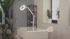 Lumeno LED-luplampe serie 8213/8215 med justerbar lysstyrke, grå