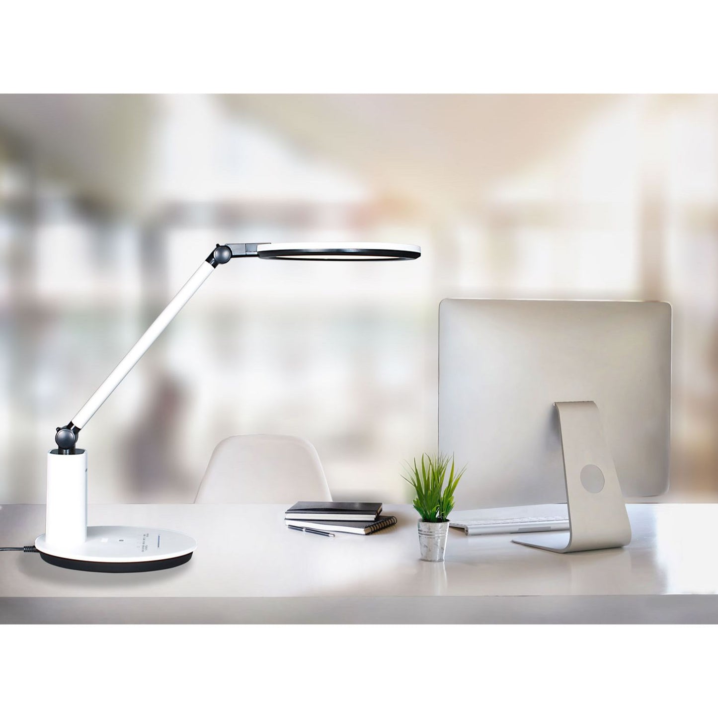 Lumeno LED-bordlampe blændfri, automatisk dæmpbar lav blå komponent